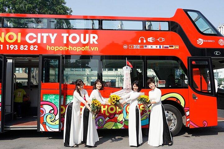 Tour de día completo en autobús turístico en Hanoi