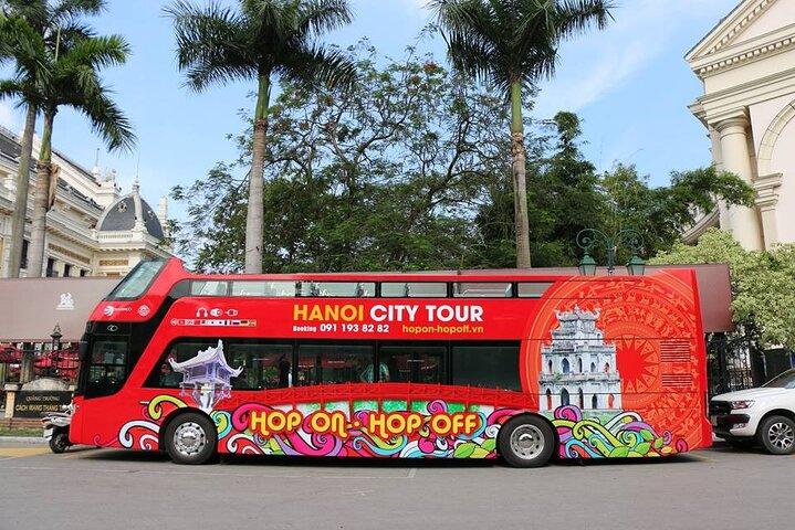 Heldags Hop On Hop Off busstur i Hanoi