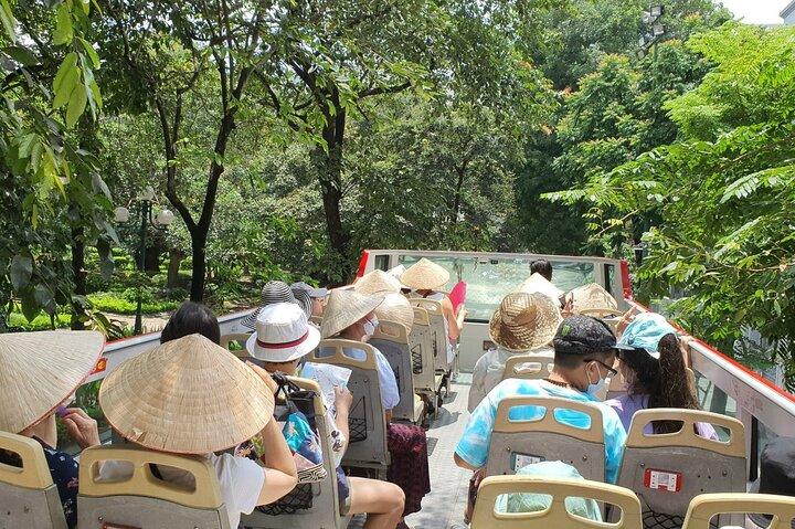 Heldags Hop On Hop Off busstur i Hanoi
