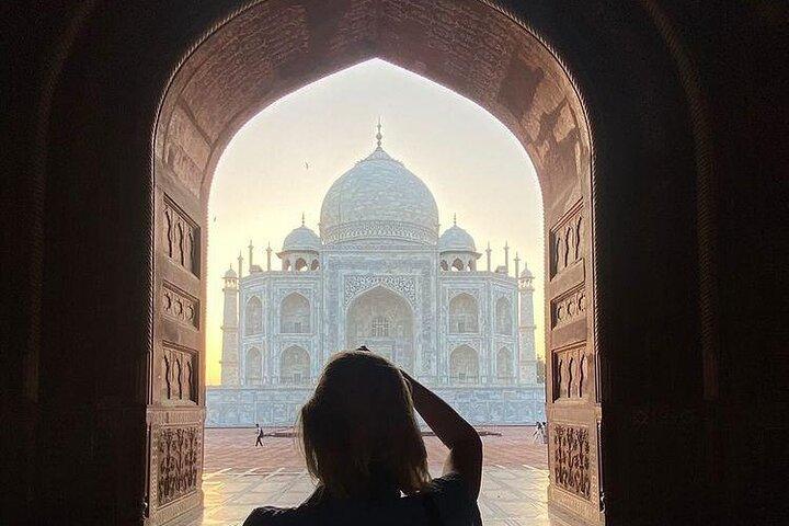 Taj Mahal och Agra Fort Tour från Delhi