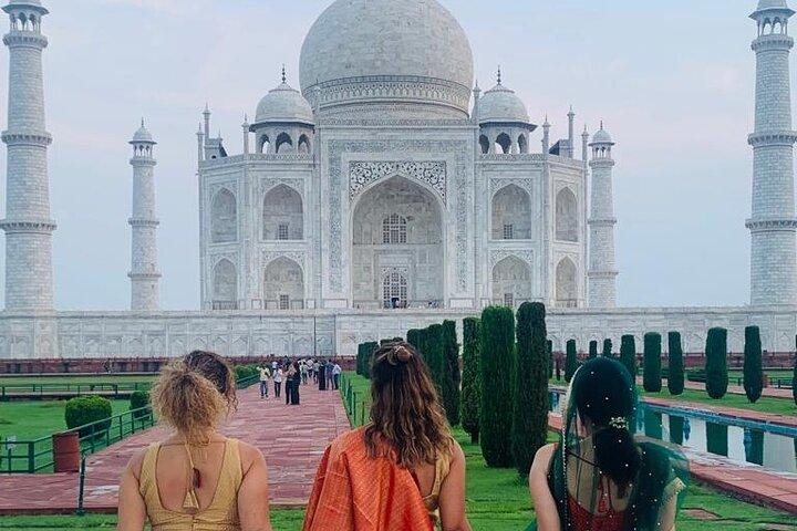 Taj Mahal och Agra Fort Tour från Delhi