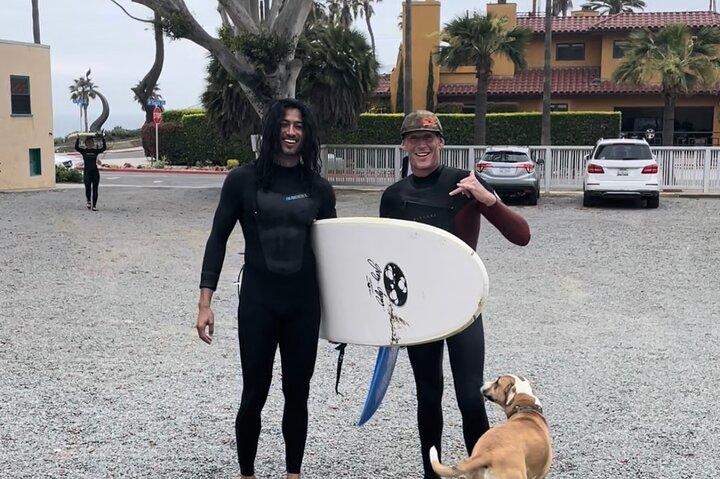 Clases particulares de surf Solana Beach Ride the Waves Fletcher Cove 2hr