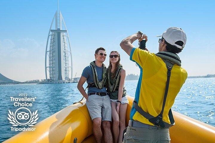 Dubai Marina guidet sightseeing højhastighedsbådstur