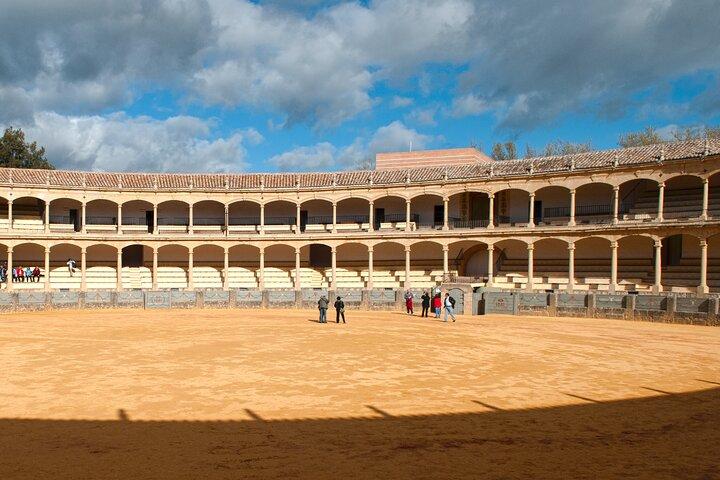 Från Malaga: Privat dagstur till Ronda med tjurfäktningsarena