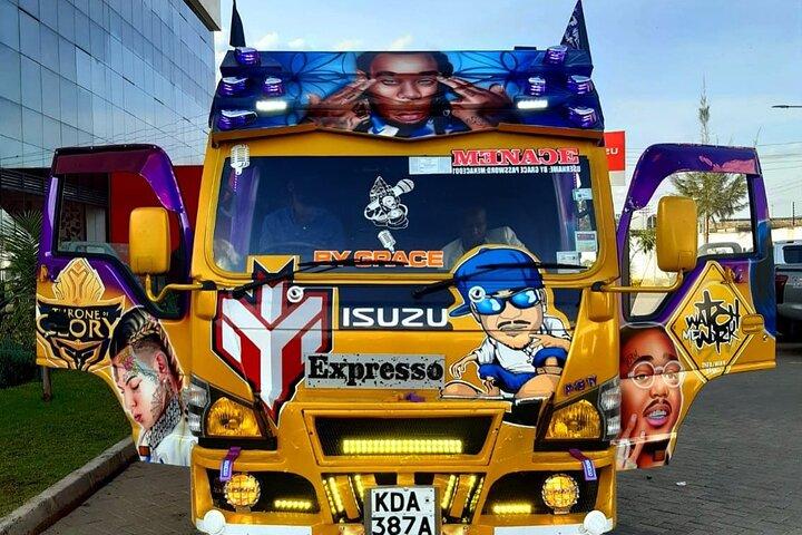 Visite guidée d'une demi-journée de l'expérience "Matatu" à Nairobi.