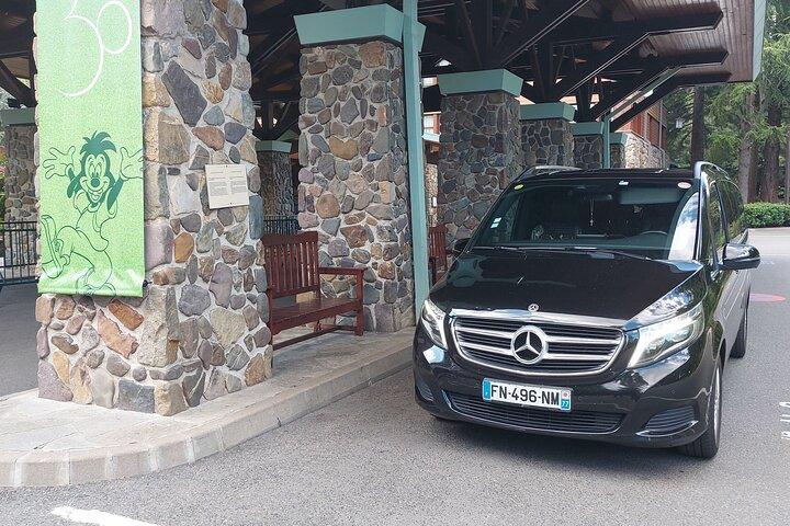 Privat transfer fra DisneyLand Paris til CDG eller ORY lufthavn