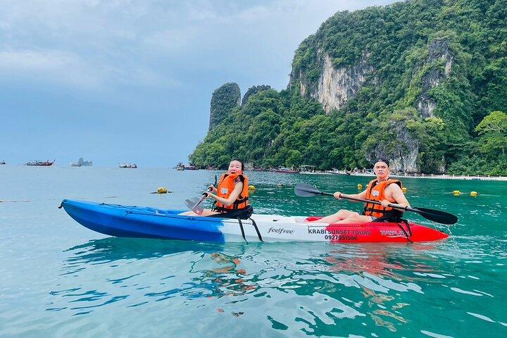 Snorkling och kajakstur på Hongöarna från Krabi