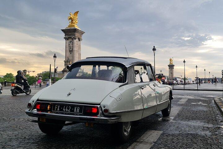 Pariser Stadtrundfahrt 2h00 Citroën DS Vintage mit offenem Dach
