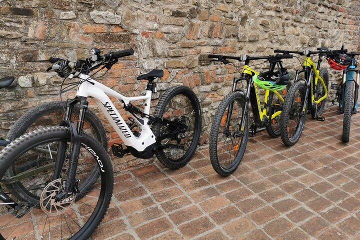 Passeio de bicicleta elétrica de 3 horas com parmesão e vinagre balsâmico