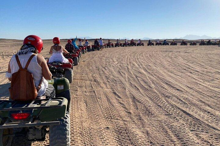 Hurghada Mega Safari Bedouin Safari par 4x4 Jeep & Quad Bike & Camel Ride et BBQ
