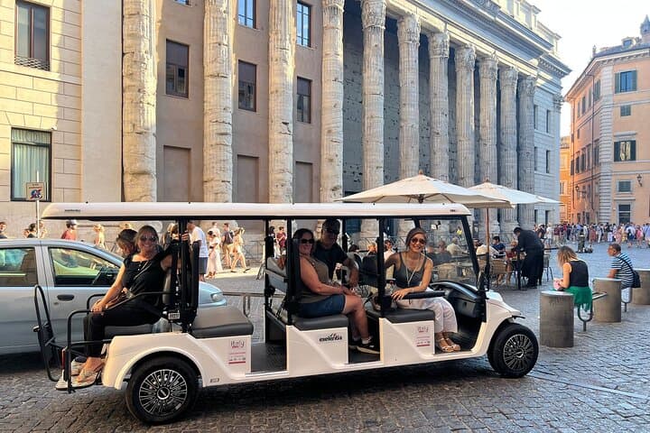 Rome Unveiled: Private Golf Cart Journey Through Ancient Wonders