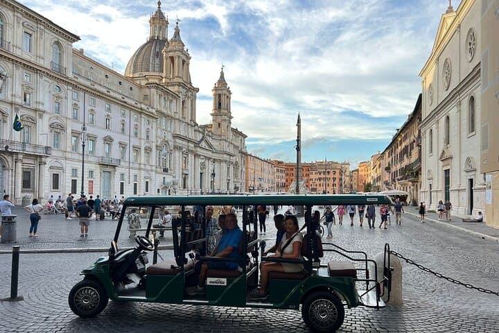 Rome Unveiled: Private Golf Cart Journey Through Ancient Wonders