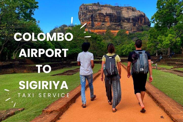 Transferência privada do aeroporto de Colombo para a fortaleza de rocha de Sigiriya