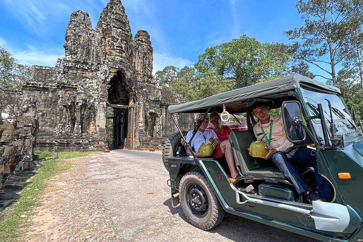 Angkor Wat solopgang og markedstur med jeep