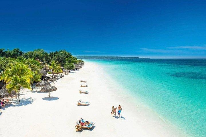 Negril Seven Miles Beach, snorkling, bådtur, Ricks Cafe Combo