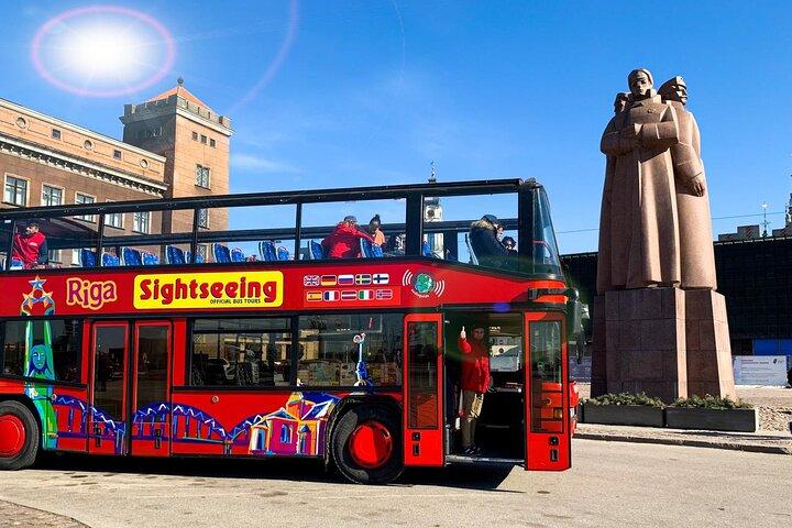 24h Riga Sightseeing Red Bus Grand Tour