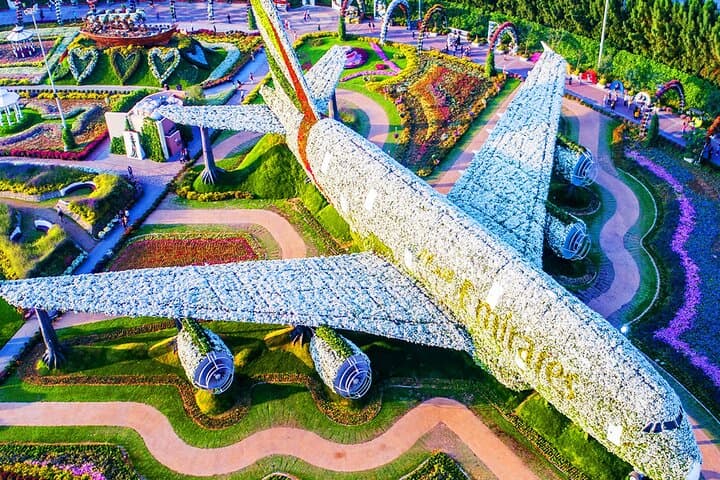Dubai Miracle Garden Ticket with Dubai City Tour