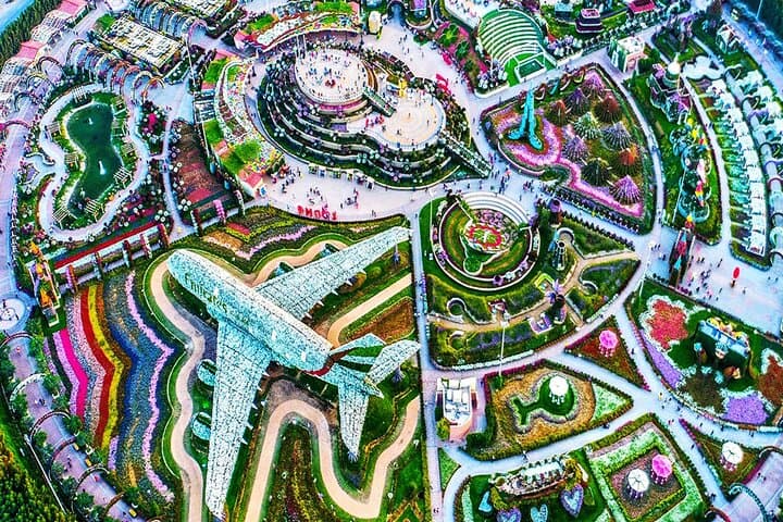 Dubai Miracle Garden Ticket with Dubai City Tour