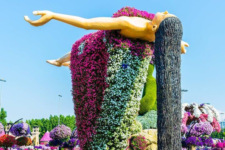 Dubai Miracle Garden Ticket with Dubai City Tour