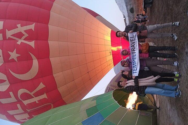 Pamukkale Heißluftballontour mit Champagner