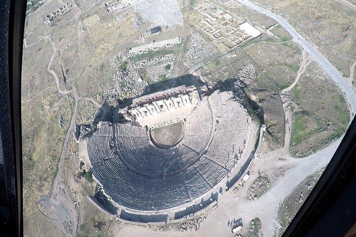 Gyrocopter over Pamukkale Travertines & Laodicea