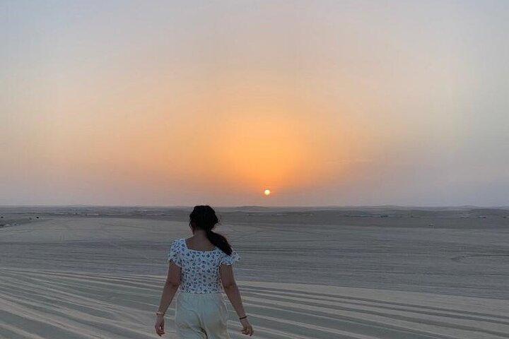 Doha Layover Desert Safari, Camel Ride, Sand Boarding, Inland Sea