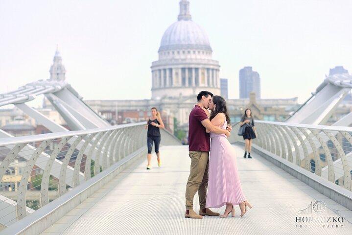 Londoner Verlobung / geheimer Heiratsantrag in der Nähe der St. Paul's Cathedral