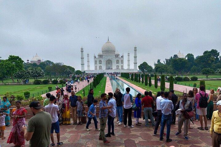 All-inclusive dagtrip naar Taj Mahal en Agra Fort vanuit Delhi