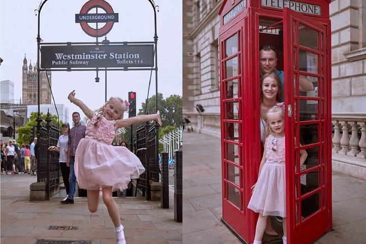 London Westminster med Big Ben privat fotografering 30 min