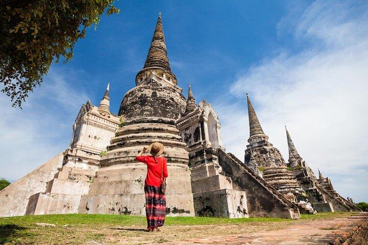 Tour privado de día completo Lo mejor de Bangkok y Ayutthaya