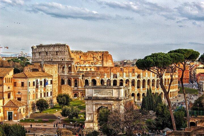 Coliseo, Foro, Palatino con audioguía y opción Arena o Autobús