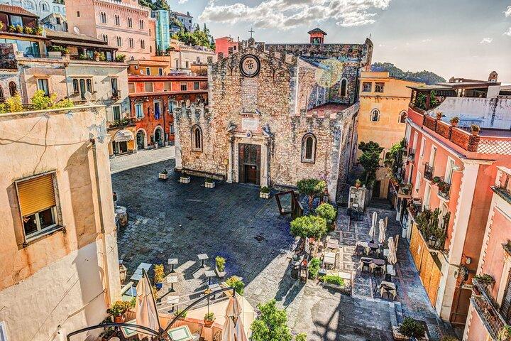 Messina Cruise Terminal : Privé Taormina + Isola Bella + Arancino