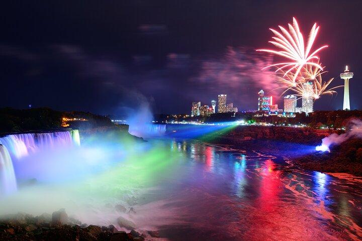 Niagarafälle USA Nacht, Licht und Abendessen