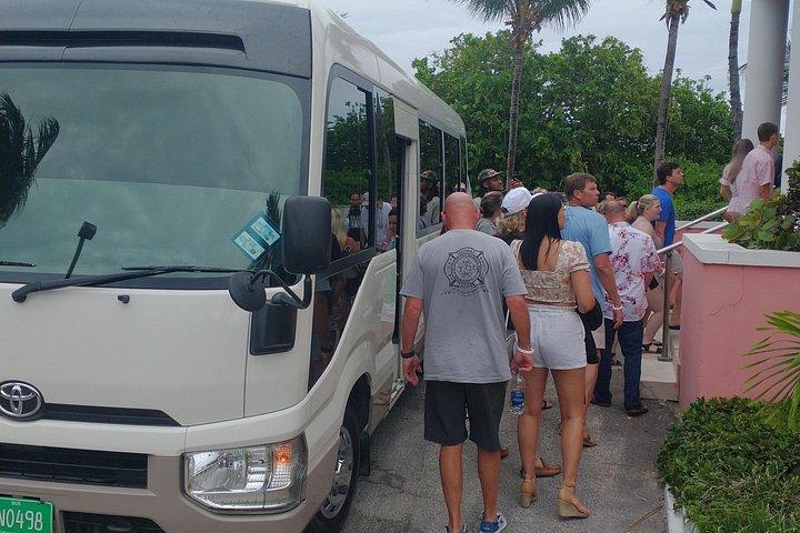 Serviços de transporte para as Bahamas