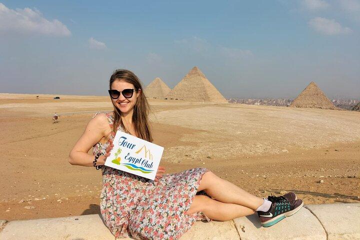 Piramidi di Giza e il Museo da Sharm El Sheikh con pranzo