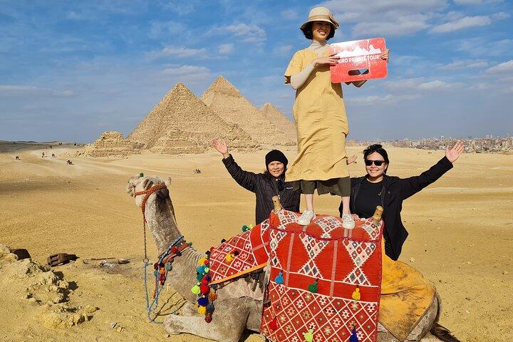 Visite privée d'une demi-journée des pyramides de Gizeh et du Sphinx