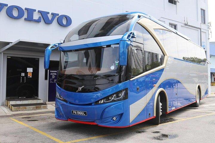 豪華 VIP バス: シンガポール発クアラルンプール (KL) ガイド付き日帰りツアー