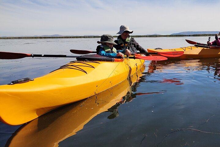 kayak uros mas conexión con isla Taquile