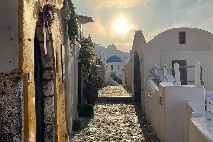 Bata as multidões Oia Private Morning Tour