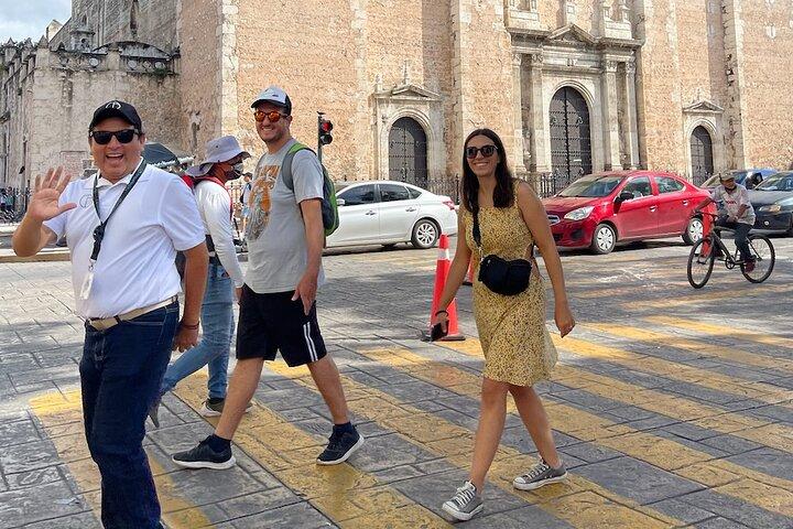 Privé authentieke Merida City Tour Market Lokale gerechten en tradities