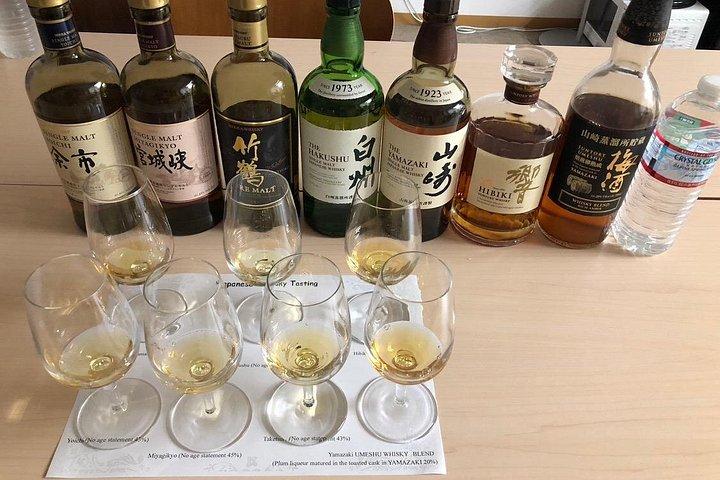 Japansk whiskysmagning i Tokyo