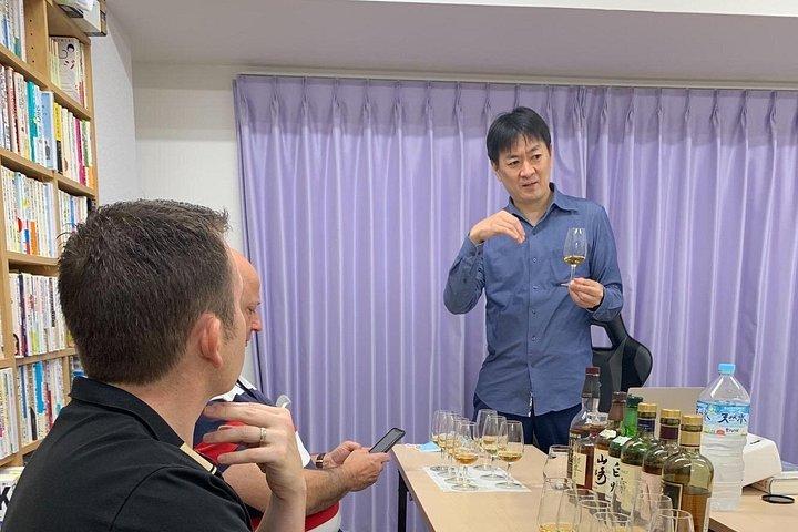 Japansk whiskysmagning i Tokyo