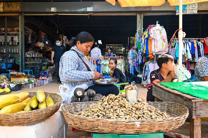 Halbtägige Radtour durch die Landschaft von Siem Reap