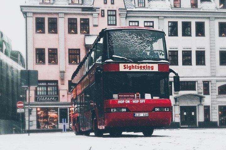 24h Riga Sightseeing Red Bus Grand Tour