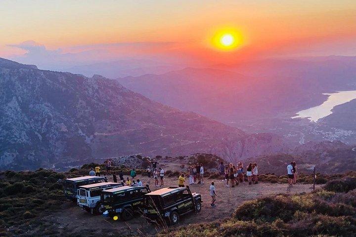 Sunset Jeep Tour in Crete