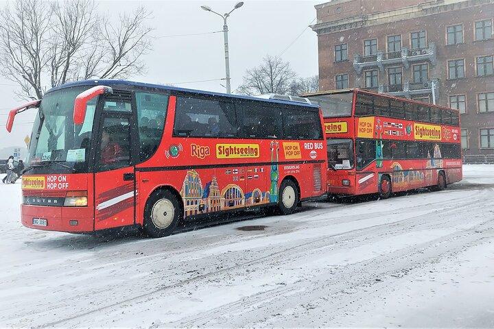 24h Riga Sightseeing Red Bus Grand Tour