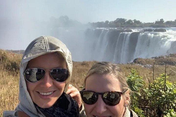 Guided Falls Tour & Zambezi River Cruise Combo