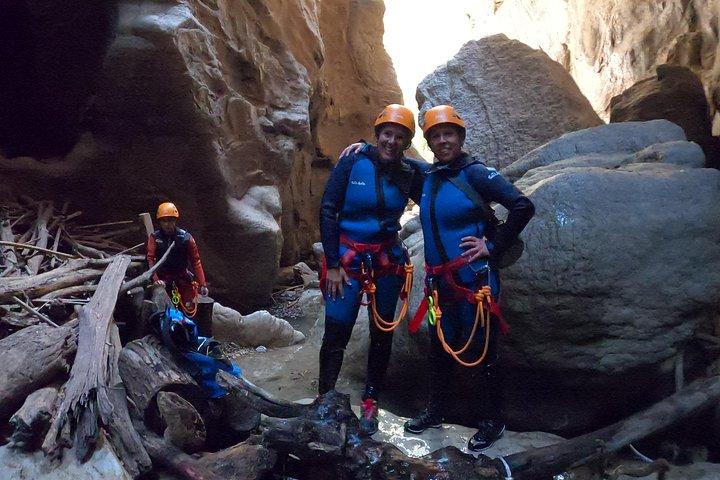 Private canyoning adventure in the Buitreras Canyon