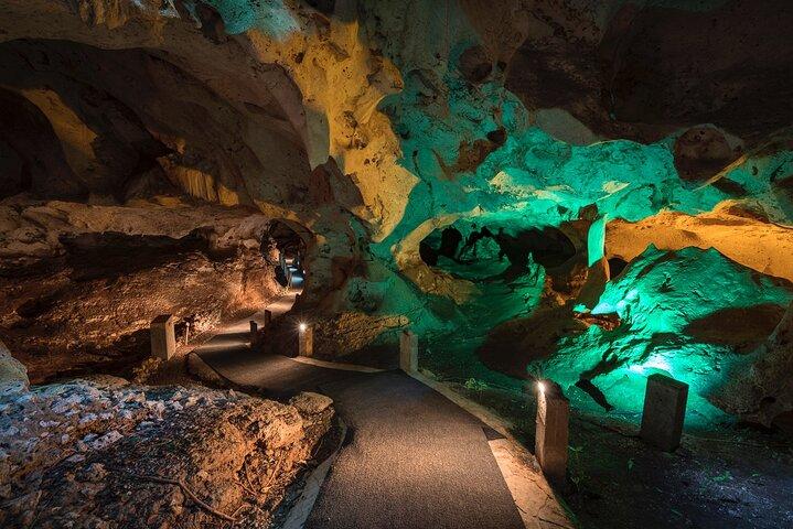 Green Grotto Caves og Dunn's River Falls kombinerer tur fra Montego Bay