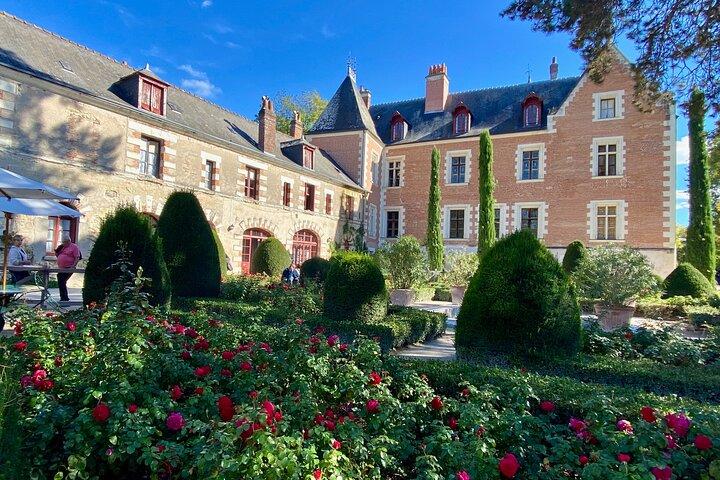 Privata kungliga slott Chenonceau Amboise Da Vinci från Paris
